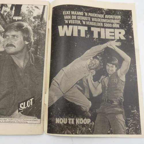Afrikaans photo comic book - Rocco de Wet Grensvegter no.157 - some damage