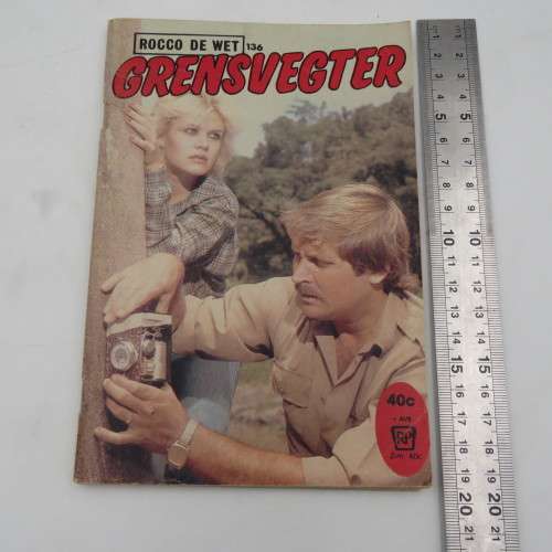 Afrikaans photo comic book - Rocco de Wet Grensvegter no.136