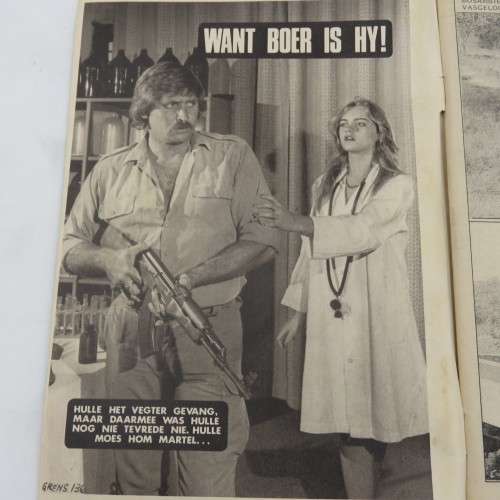 Afrikaans photo comic book - Rocco de Wet Grensvegter no.136