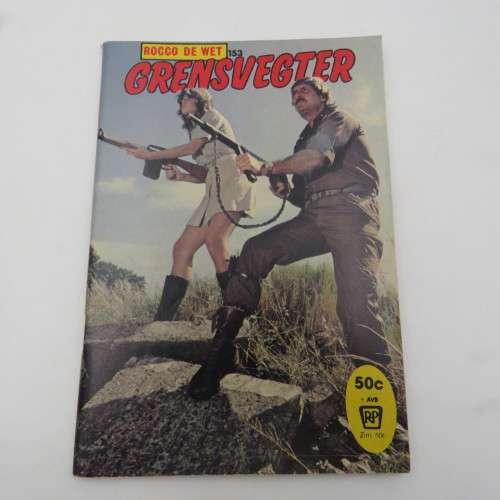 Afrikaans photo comic book - Rocco de Wet Grensvegter no.153