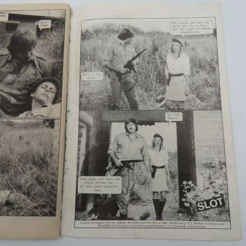 Afrikaans photo comic book - Rocco de Wet Grensvegter no.121