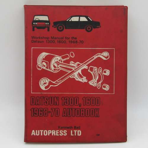 Autopress Ltd Datsun 1300, 1600 - 1968-70 Autobook