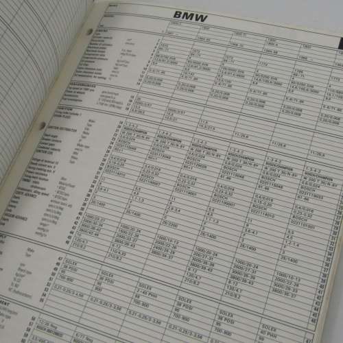 The Speedsport Tune-up data manual for engine tuning