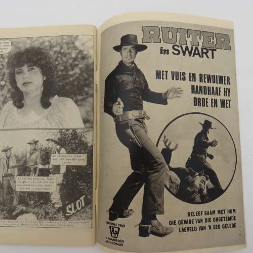 Vintage Afrikaans photo comic book Kid die Swerwer No 156