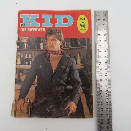 Vintage Afrikaans photo comic book Kid die Swerwer No 148
