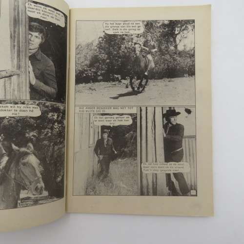 Vintage Afrikaans photo comic book Kid die Swerwer No 148