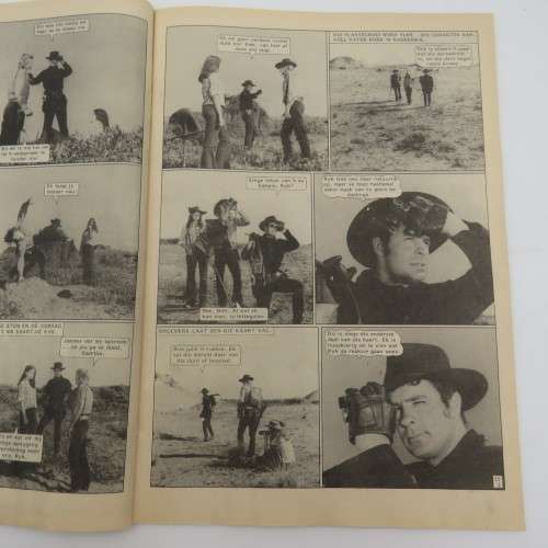 Vintage photo comic book - Ruiter in Swart + Kid die swerwer, double issue - no 2