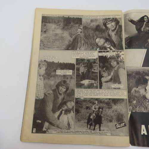 Vintage photo comic book - Ruiter in Swart + Kid die swerwer, double issue - no 2