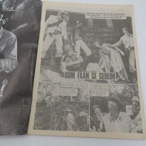 Vintage photo comic book - Die Swart Luiperd - no 222