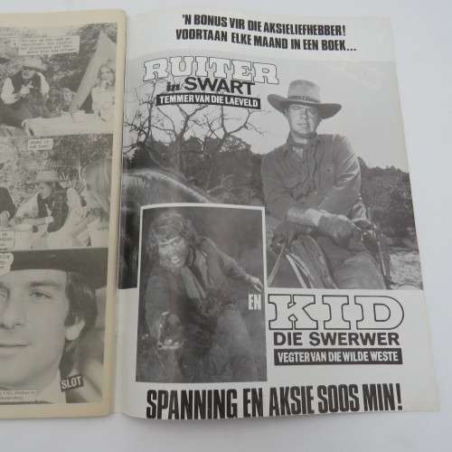 Vintage photo comic book - Die Swart Luiperd - no 222