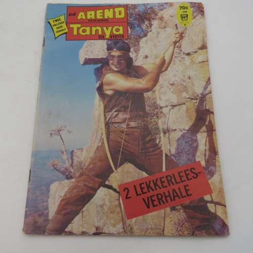 Vintage photo comic book - Die Arend van die Oerwoud + Tanja die vegter, double issue - no 7