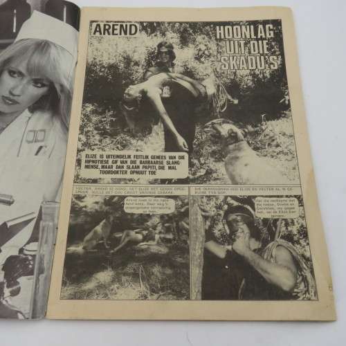 Vintage photo comic book - Die Arend van die Oerwoud + Tanja die vegter, double issue - no 7
