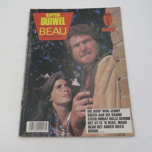 Vintage photo comic book - Kaptein Duiwel + Beau die ontembare - no 73
