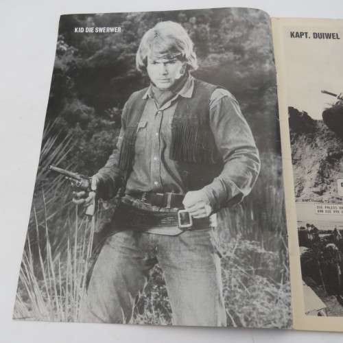 Vintage photo comic book - Kaptein Duiwel + Beau die ontembare - no 73