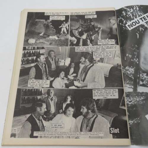 Vintage photo comic book - Kaptein Duiwel + Beau die ontembare - no 73