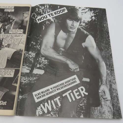 Vintage photo comic book - Kaptein Duiwel + Beau die ontembare - no 73