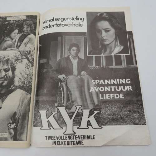 Vintage photo comic book - Kaptein Duiwel + Beau die ontembare - no 75