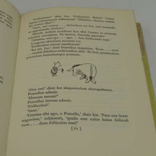 Winnie the Pooh in latin - 1961 edition Winnie ille Pu