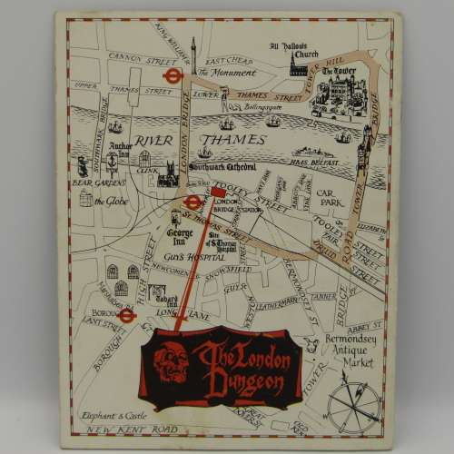 Vintage booklet on the London Dungeon