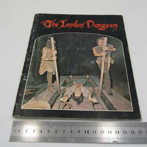 Vintage booklet on the London Dungeon