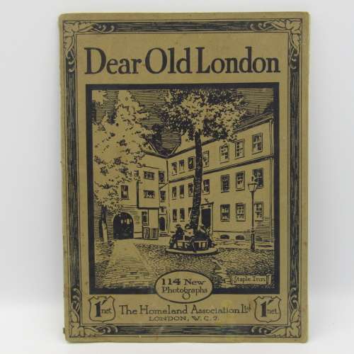 1924 Booklet on London with pictures - Dear Old London