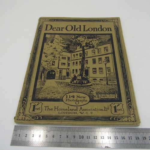 1924 Booklet on London with pictures - Dear Old London