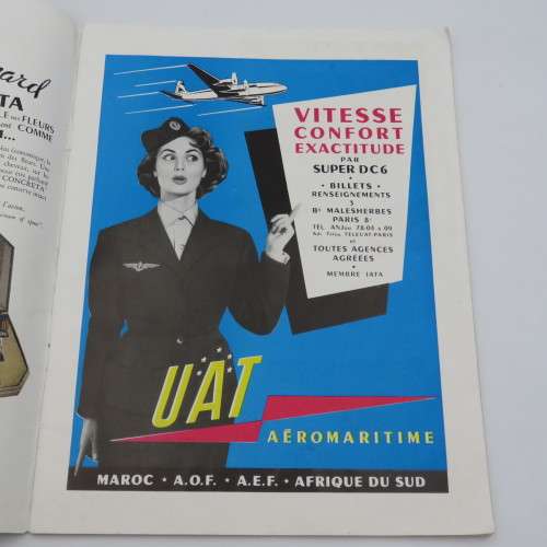 Folies Bergere 1955 with color illustrations & adds + black & white pictures of performers