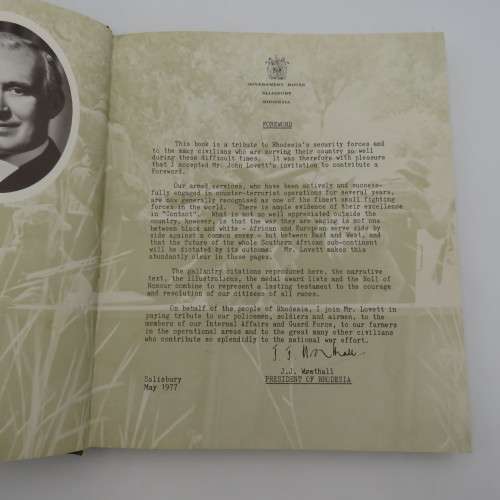 Contact by John Lovett - a Tribute to those who serve Rhodesia