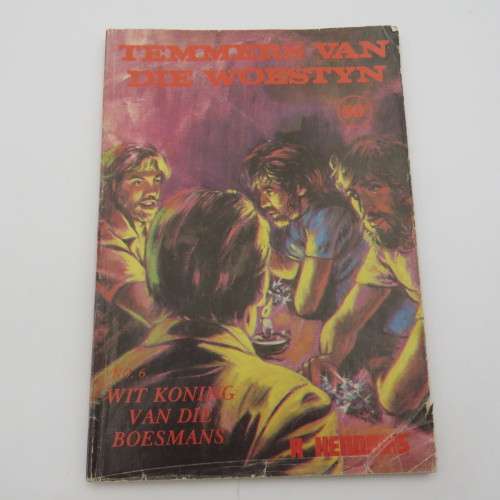 Vintage Afrikaans comic book - Temmers van die Woestyn - R.Hendriks Wit Koning van die Boesmans no 6