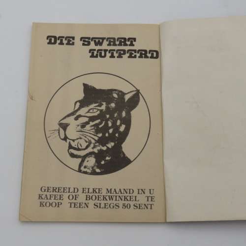Vintage Afrikaans comic book - Temmers van die Woestyn - R.Hendriks Wit Koning van die Boesmans no 6