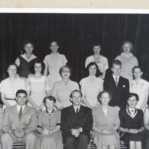 University of Stellenbosch 1954 Conservatorium for music - Photo of Lectors and Learners