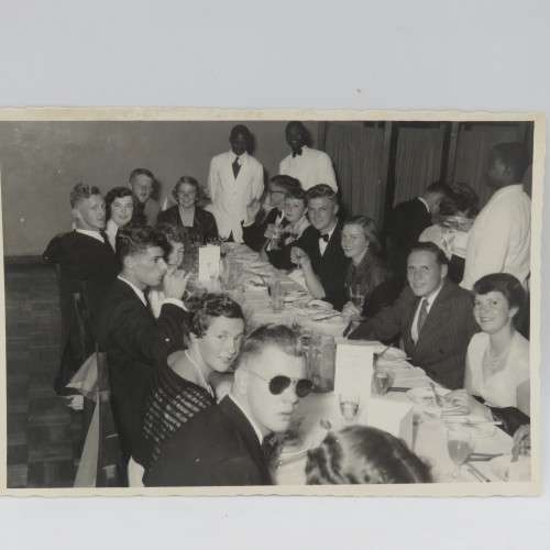 Stellenbosch Huis Marais Original 1953 letter plus 1957 Reunion booklet and 9 photos