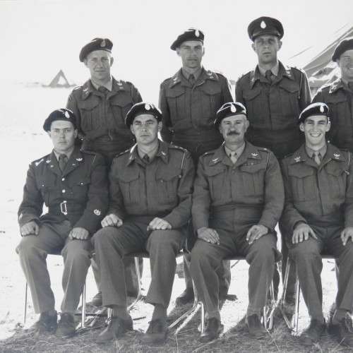 University of Stellenbosch - Regimental Leaders - July 1966 - Camp in Bloemfontein