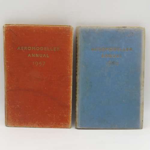Set of 5 Aeromodeller Annuals - 1953 to 1957