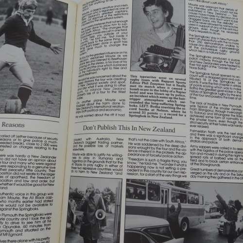 Springboks under Siege - 1980 / 81 New Zealand Tour etc.