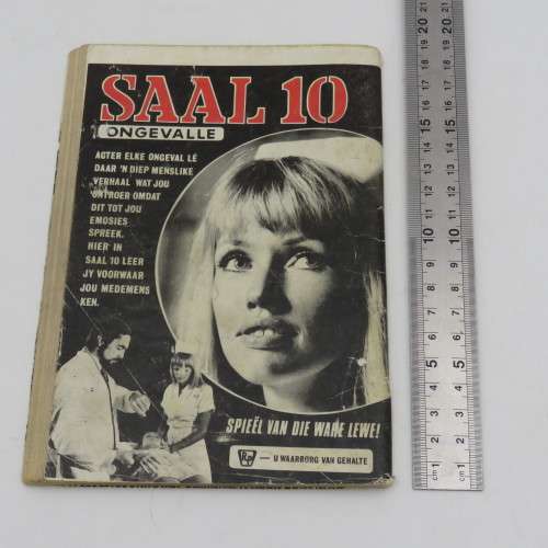 Die Wit Tier Afrikaans photo comic book No 66 - well used