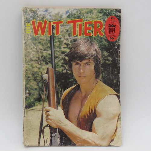 Die Wit Tier Afrikaans photo comic book No 66 - well used