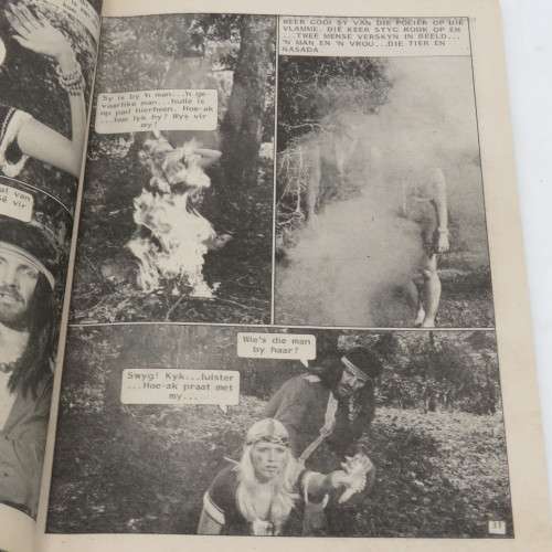 Die Wit Tier Afrikaans photo comic book No 66 - well used
