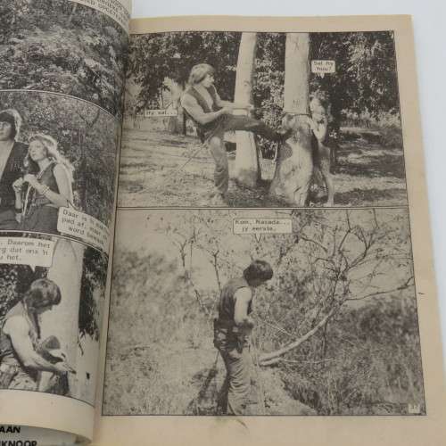 Die Wit Tier Afrikaans photo comic book No 66 - well used