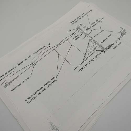 RAF Pilots Flying log book No. 2 of wing commander Guy Gibson, DFC - Facsimile reproduction