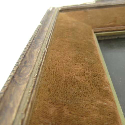 Antique oil on wood painting by Wilhelm Koller (1829 - 1884) with clear coating - some frame damage