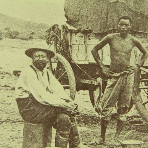 Reprint of antique photo late 1800`s of Ludwig Condradt Luderitz area South West Africa