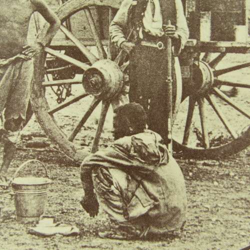 Reprint of antique photo late 1800`s of Ludwig Condradt Luderitz area South West Africa