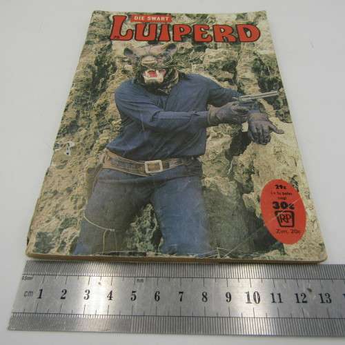 Die Swart Luiperd photo comic book no. 75 - good condition but back page torn