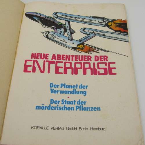 ZACK comic Box 8 Neue abenteuer der Enterprise 1973