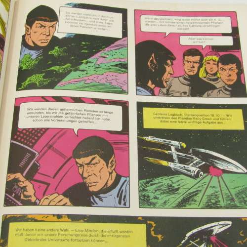 ZACK comic Box 8 Neue abenteuer der Enterprise 1973