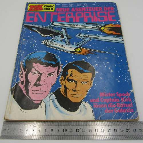 ZACK comic Box 8 Neue abenteuer der Enterprise 1973