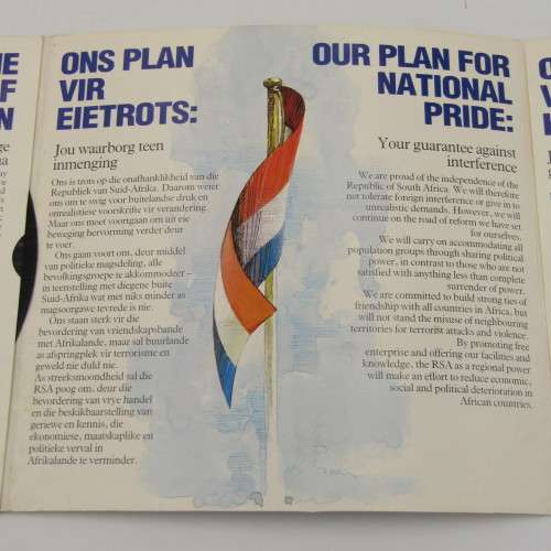PW Botha - NP - 45 rpm seven single with booklet - 1987 Election