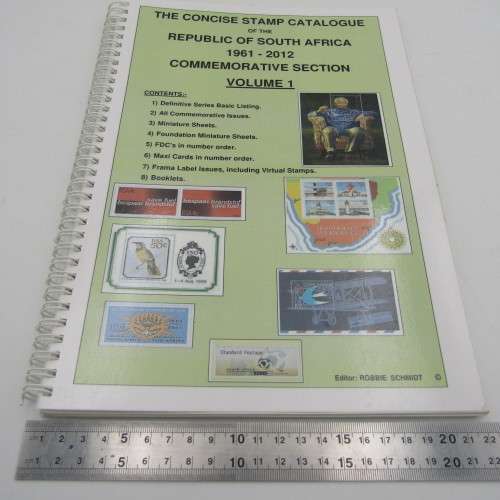 The Concise stamp catalogue of the RSA 1961 - 2012 Volume 1