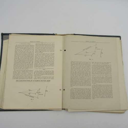 Aircrew lecture notes WW2 - Peter Fletcher ( MBE)